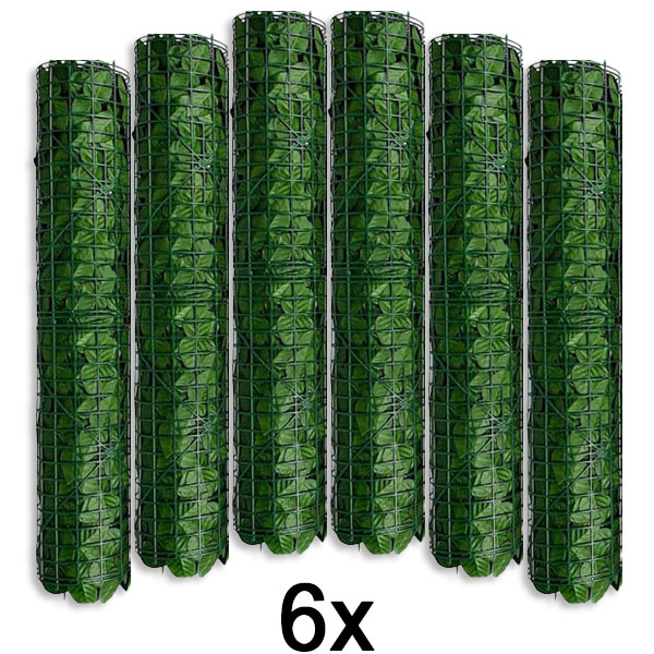 6x Panel pro ochranu soukromí s umělými listy | LEAFPANEL