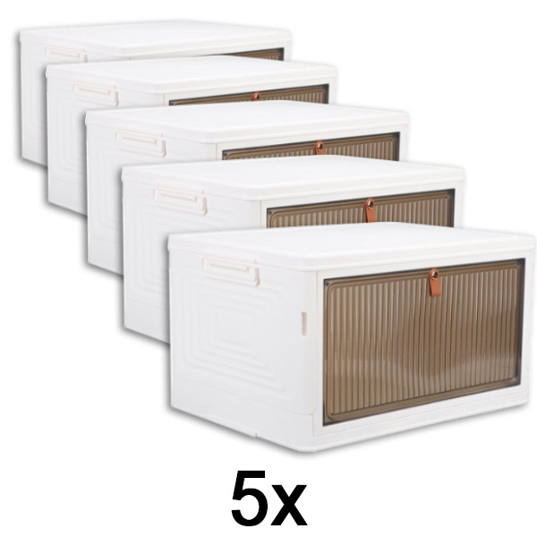 5x Úložný box s víkem | ORGABOX